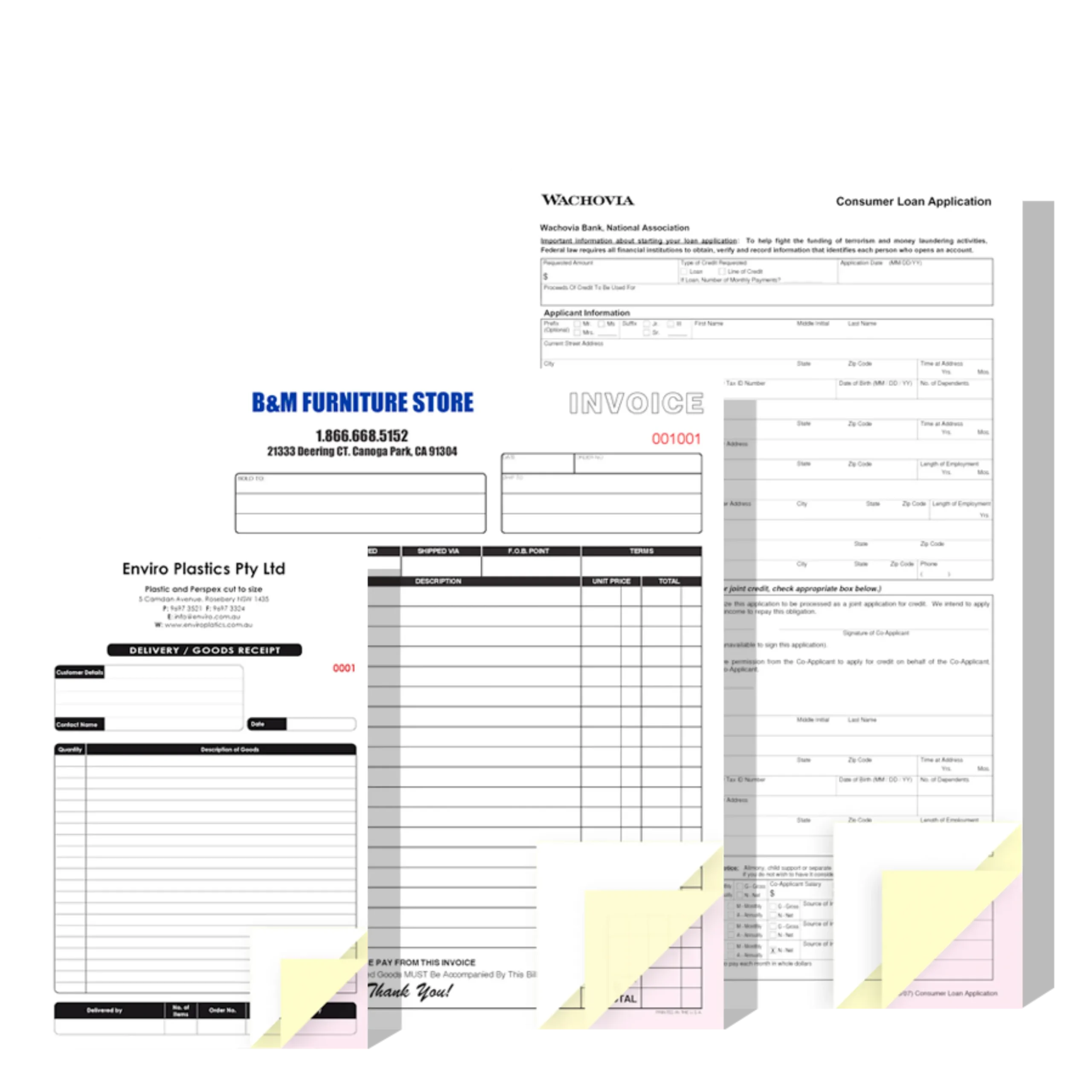 Custom NCR Forms Custom NCR Forms