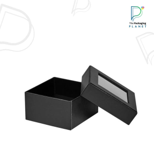 Custom Kraft Rigid Gourmet Window Boxes